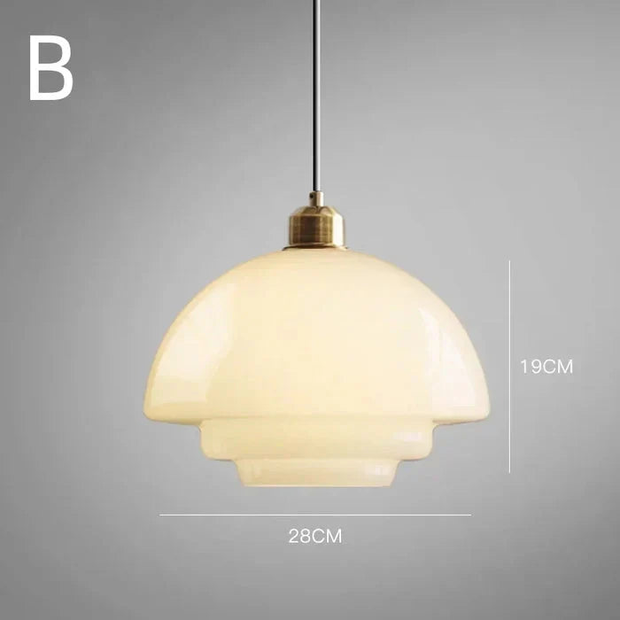 Hanglamp van Mat Wit Glas