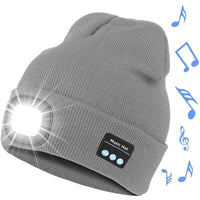 Geüpgrade Unisex Muzikale Bluetooth LED Beanie Hoed