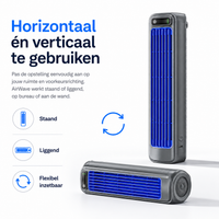 AirWave – Draagbare Oplaadbare Airconditioner met 12 Uur Batterijduur