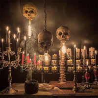 Horror Schedel met Wervelkolom Lamp