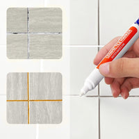 Professionele Fugenstift voor Keramische Tegels | Anti-Schimmel Formule | Waterdicht & Kleurvast | Op Waterbasis Inkt | Inclusief Verzegelingseffect