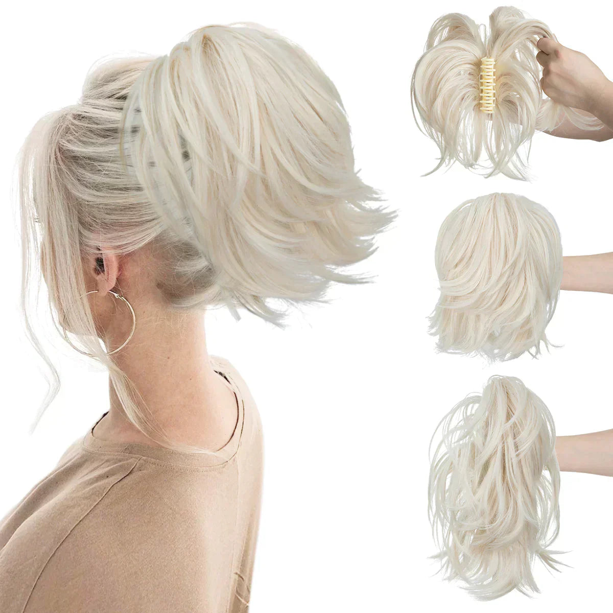 1+1 Gratis | DIY Bun Haaraccessoire™ | Comfortabele en verstelbare pasvorm
