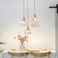 Jewel Messing Vintage Glas Hanglamp