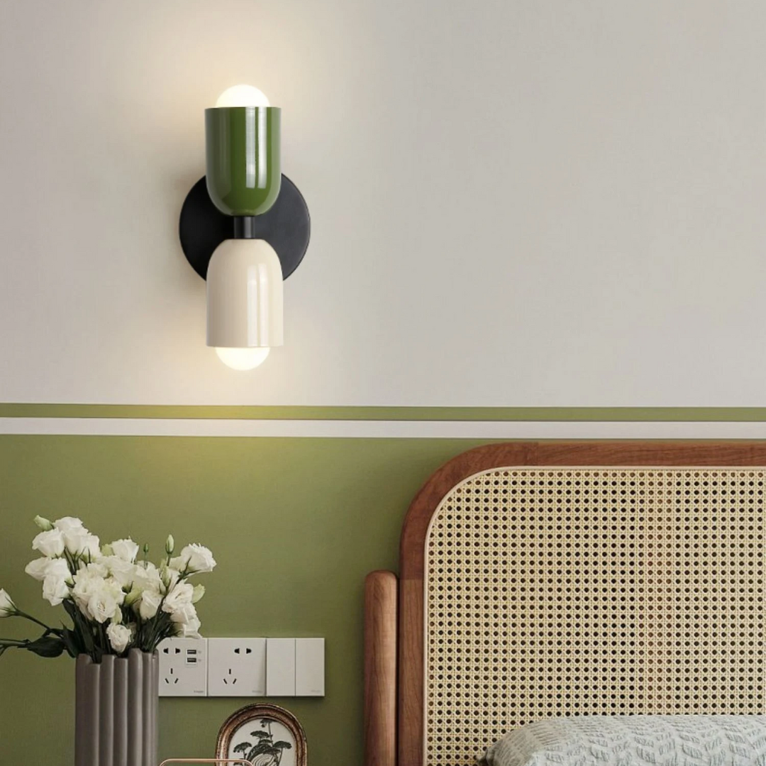 Moderne Minimalistische Cilinder Wandlamp LED 2-Licht