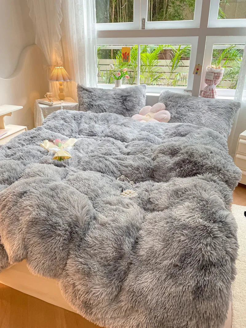 Snoepkleurige Zachte Dekbedovertrek - FluffCandy