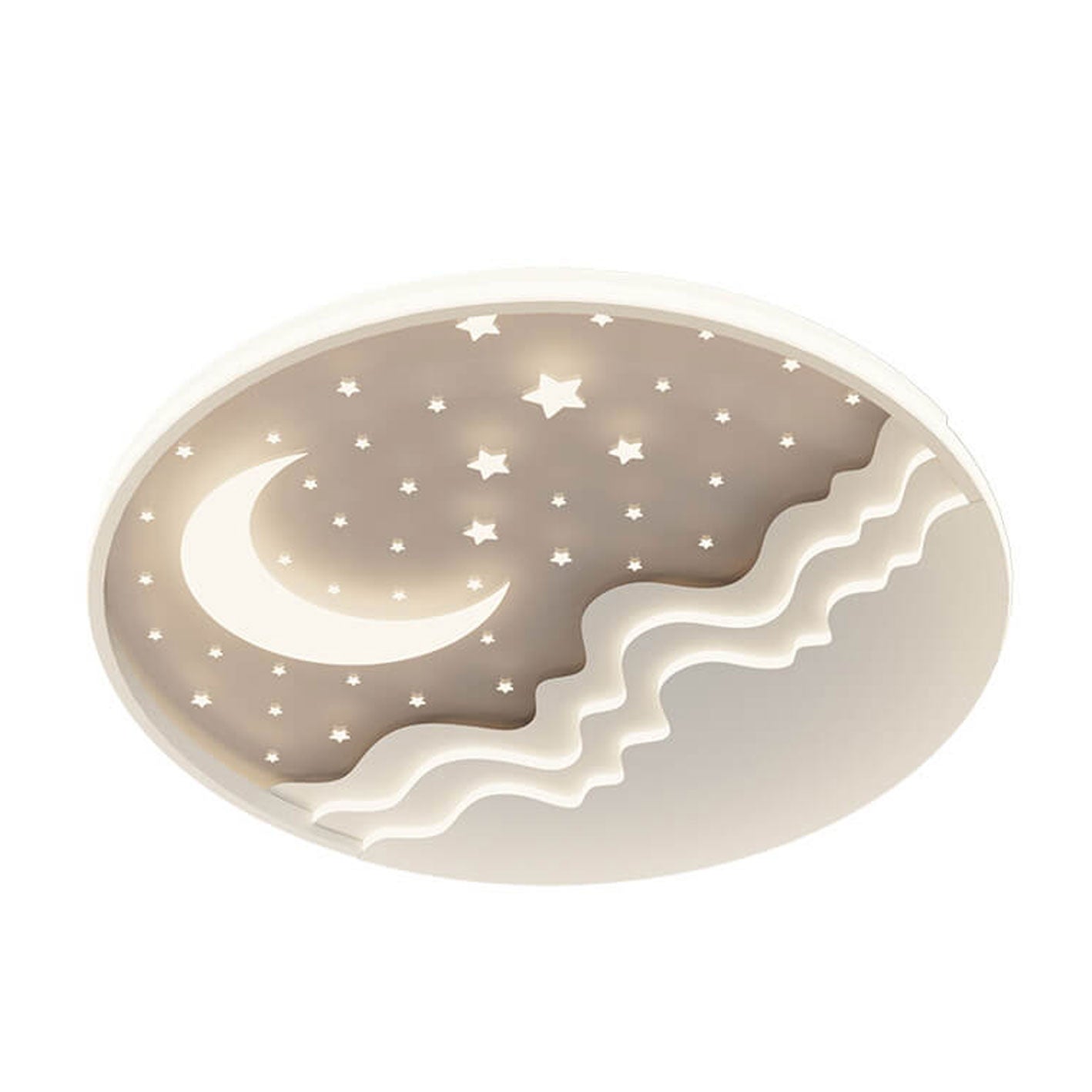 LunaAura LED-Plafondlamp | Hemels Maan-Star-Design