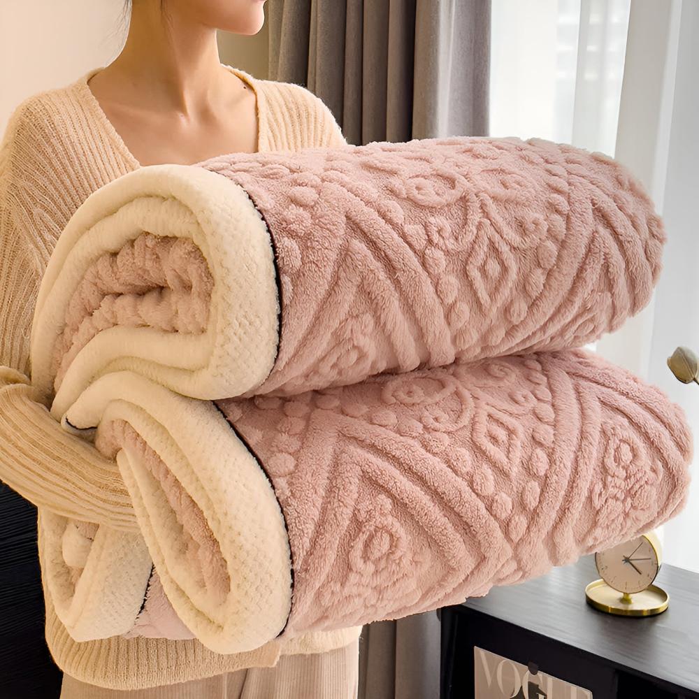 Velvet Mandala Sherpa Deken