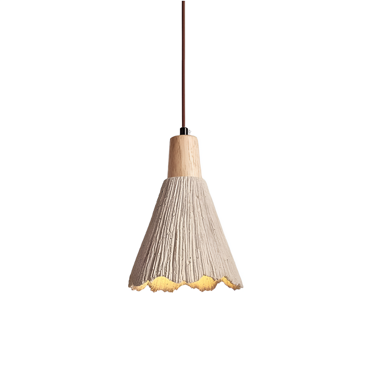 Crème Retro Wabi-Sabi LED Hanglamp