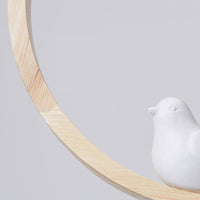Alixor Hanglamp Rond Noordisch. Hout/Metaal. Hout. Slaapkamer