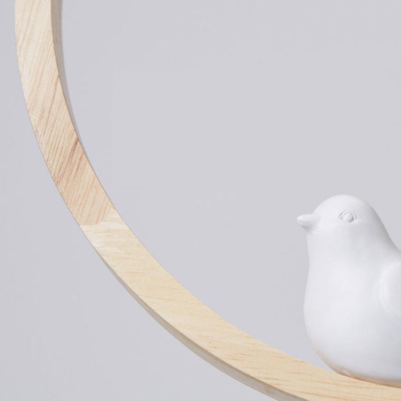 Alixor Hanglamp Rond Noordisch. Hout/Metaal. Hout. Slaapkamer