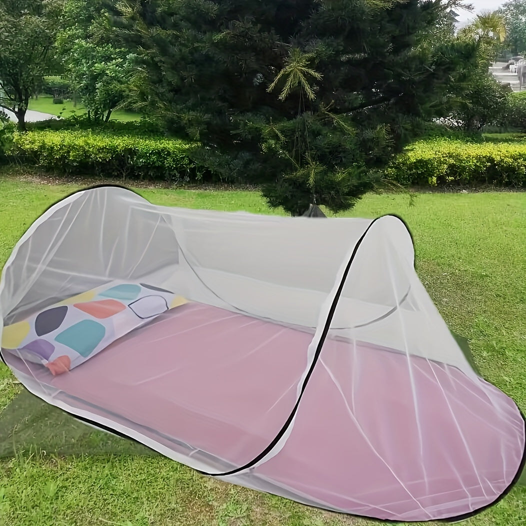 Muggennet InsectoGuard Solo | Ultr licht & Opvouwbaar | Met Rits | 200×80×56 cm | Voor 1 Persoon