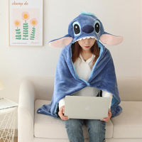 Disney Stitch Hoodie Deken – Warm en Schattig voor Zomer Filmavonden of Vakanties