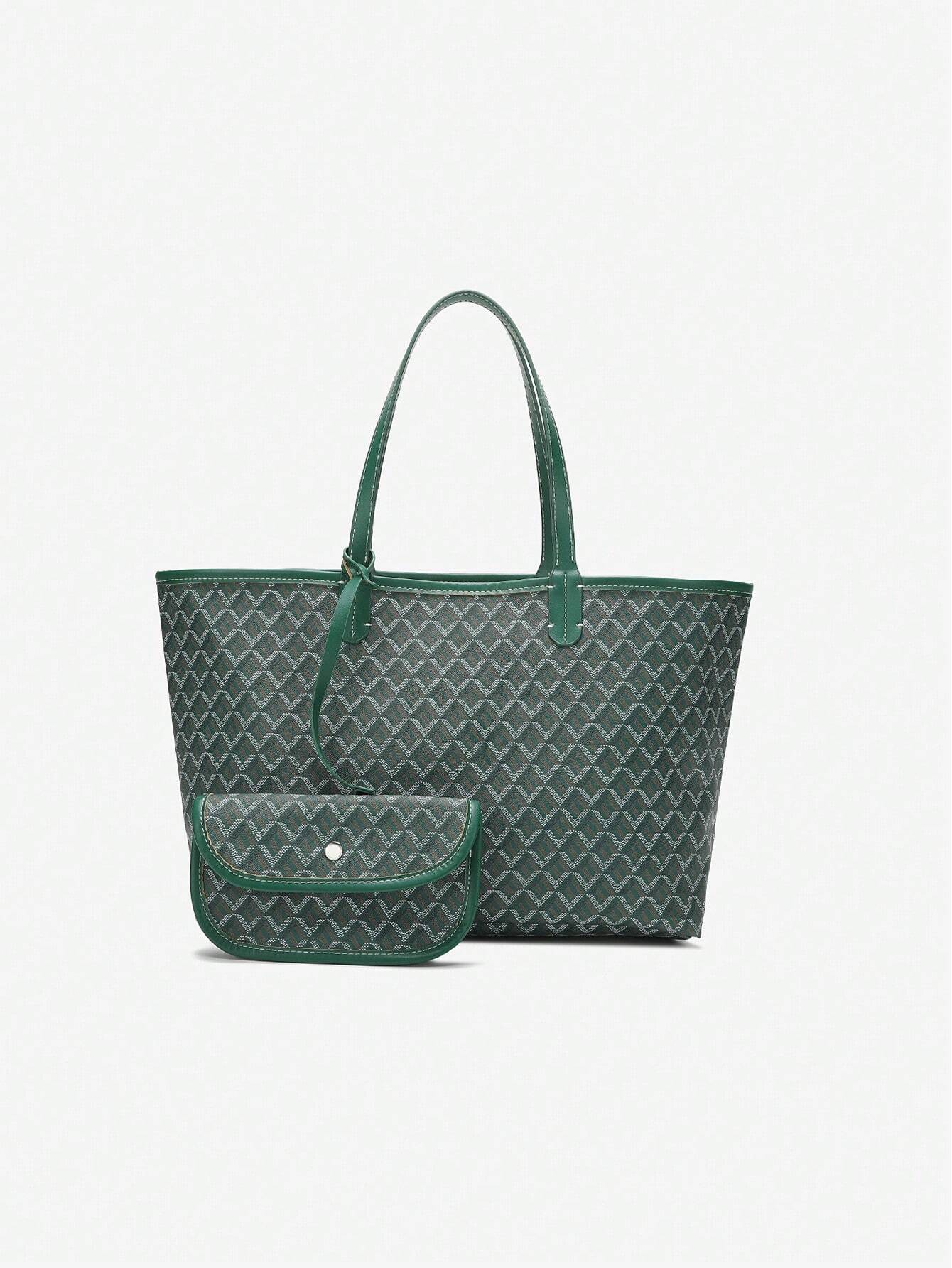 Casual Schouder Handtas Dames PVC | Tote Bag | Lichtgewicht grote tas voor studenten