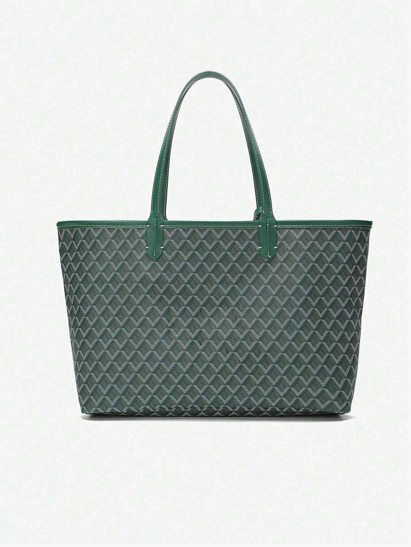 Casual Schouder Handtas Dames PVC | Tote Bag | Lichtgewicht grote tas voor studenten