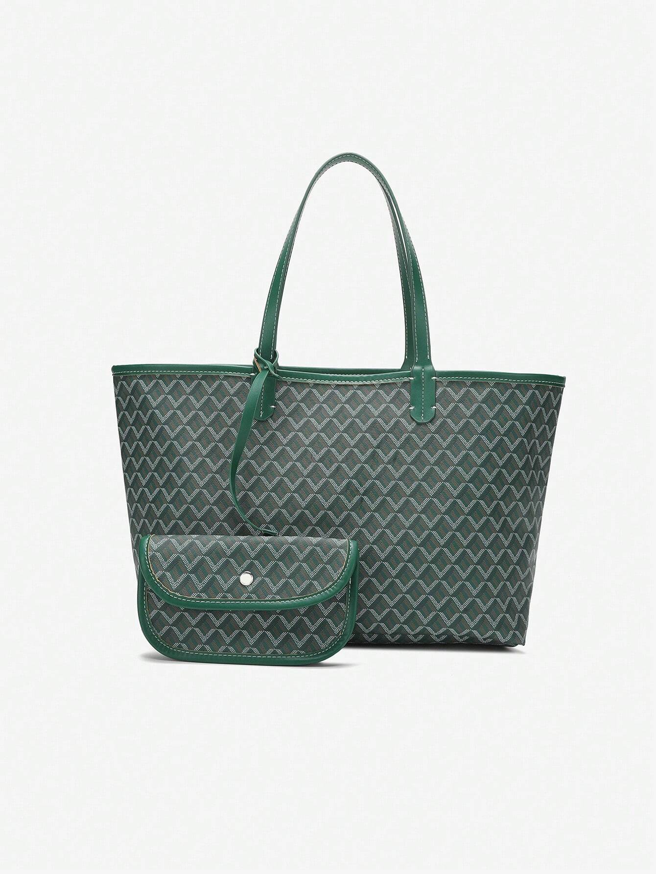 Casual Schouder Handtas Dames PVC | Tote Bag | Lichtgewicht grote tas voor studenten
