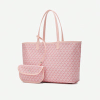 Casual Schouder Handtas Dames PVC | Tote Bag | Lichtgewicht grote tas voor studenten