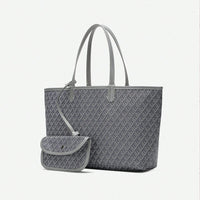 Casual Schouder Handtas Dames PVC | Tote Bag | Lichtgewicht grote tas voor studenten