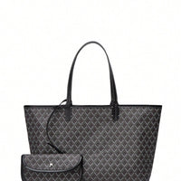 Casual Schouder Handtas Dames PVC | Tote Bag | Lichtgewicht grote tas voor studenten