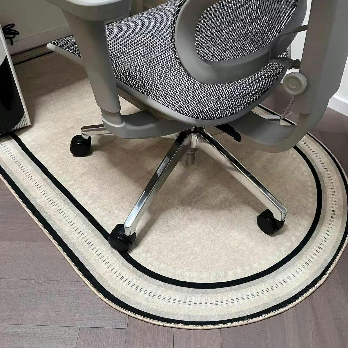 Bureau stoelmat – Robuuste kortlussen-vilt & antislip onderkant voor betrouwbare vloerscherming