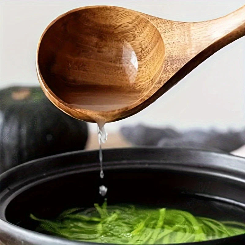Keuken set gemaakt van natuurlijk teak