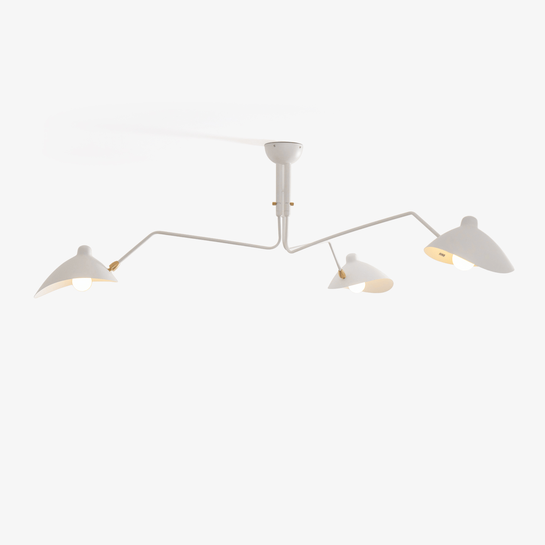 Lustra Plafondlamp Drie Armen Minimalistisch