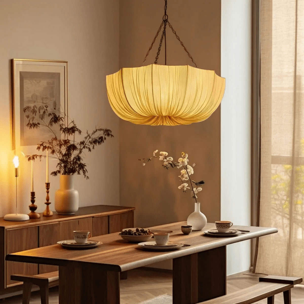 Aurelia Hanglamp Vintage van Stof