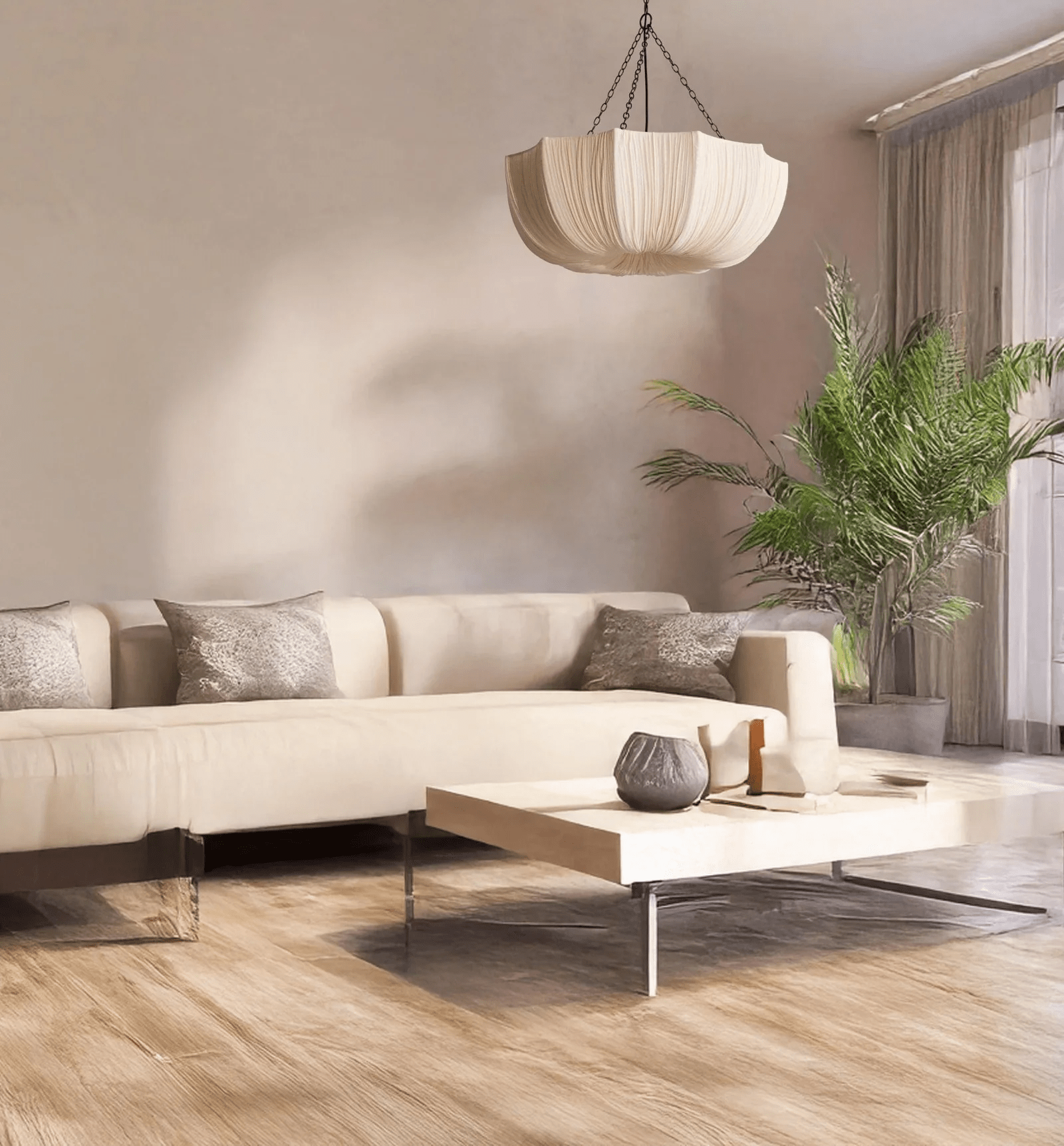 Aurelia Hanglamp Vintage van Stof