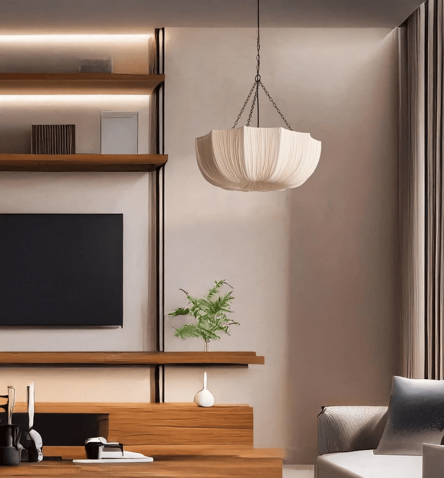 Aurelia Hanglamp Vintage van Stof