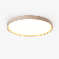 Kathy Plafondlamp Rond in Travertin