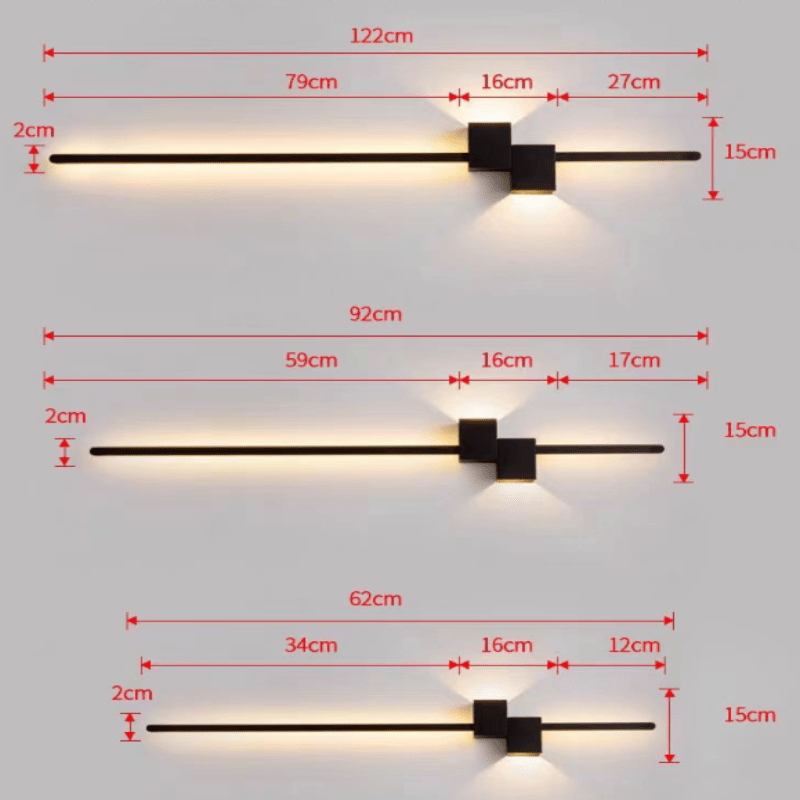 LINESTRIPE – Minimalistische LED Wandleuchte voor een moderne ambiance