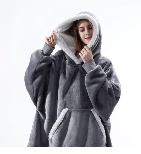 SNUGGOVA – Fleece Hoodie-Deken voor ultiem comfort