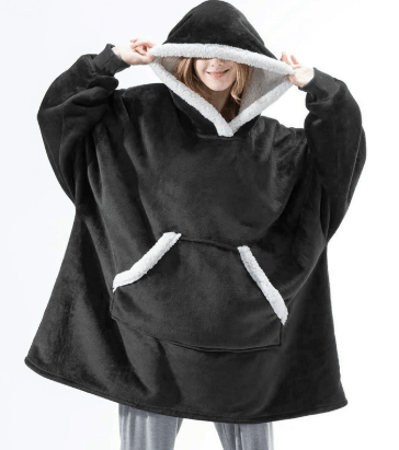 SNUGGOVA – Fleece Hoodie-Deken voor ultiem comfort