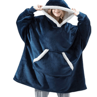 SNUGGOVA – Fleece Hoodie-Deken voor ultiem comfort