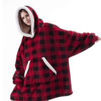 SNUGGOVA – Fleece Hoodie-Deken voor ultiem comfort