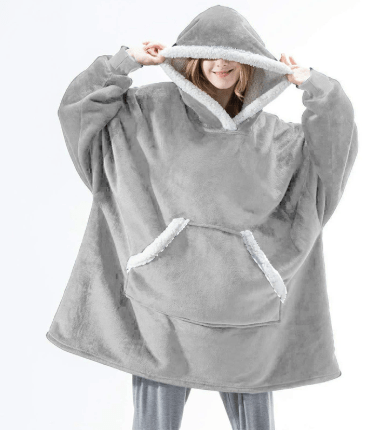 SNUGGOVA – Fleece Hoodie-Deken voor ultiem comfort