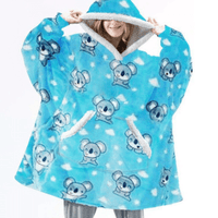 SNUGGOVA – Fleece Hoodie-Deken voor ultiem comfort