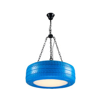 Creatieve Industriële Hanglamp van Autobandrubber Chandelier met Hangende Ketting voor Bar