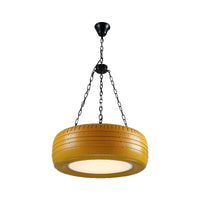 Creatieve Industriële Hanglamp van Autobandrubber Chandelier met Hangende Ketting voor Bar