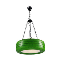Creatieve Industriële Hanglamp van Autobandrubber Chandelier met Hangende Ketting voor Bar