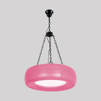 Creatieve Industriële Hanglamp van Autobandrubber Chandelier met Hangende Ketting voor Bar