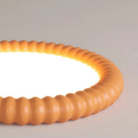 Moderne plafondlamp LED met decoratieve rand