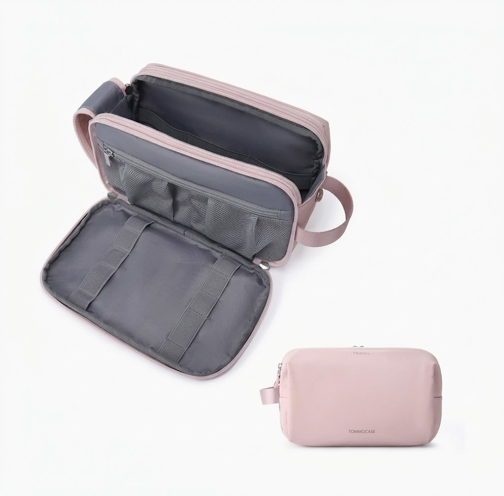 Kosmetixo Waterdichte Kosmetictas voor Dames & Heren | Lichte Toilettas in S/M/L | Reisaccessoires voor Verzorgingsproducten & Make-up | Unisex Reisorganizer
