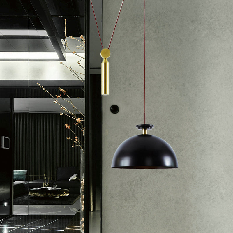 Hoogte Verstelbare Hanglamp met Katrol Eén Licht Moderne Hanglamp voor Keuken Gang