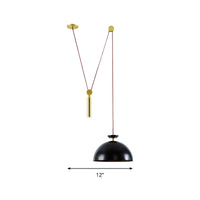 Hoogte Verstelbare Hanglamp met Katrol Eén Licht Moderne Hanglamp voor Keuken Gang