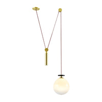 Hoogte Verstelbare Hanglamp met Katrol Eén Licht Moderne Hanglamp voor Keuken Gang
