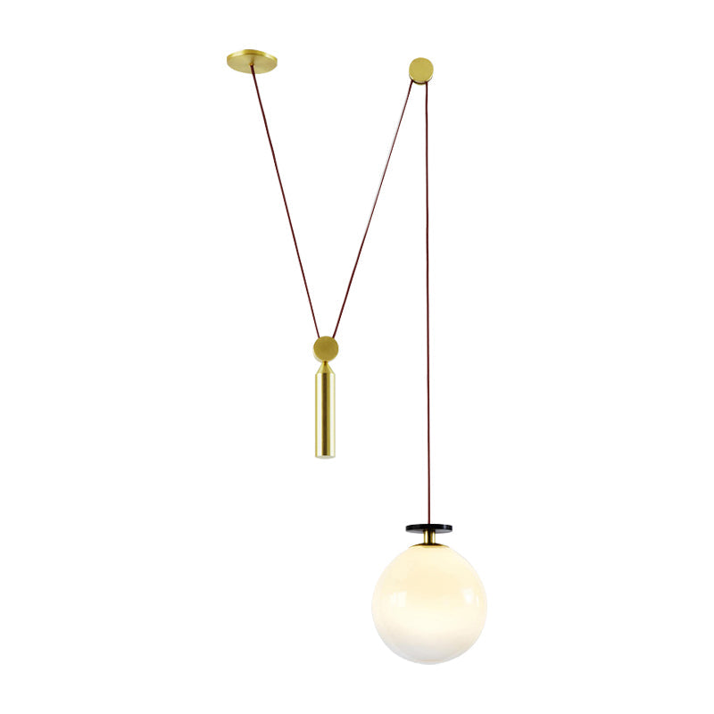 Hoogte Verstelbare Hanglamp met Katrol Eén Licht Moderne Hanglamp voor Keuken Gang