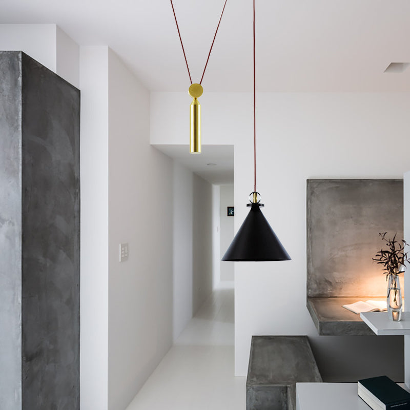 Hoogte Verstelbare Hanglamp met Katrol Eén Licht Moderne Hanglamp voor Keuken Gang