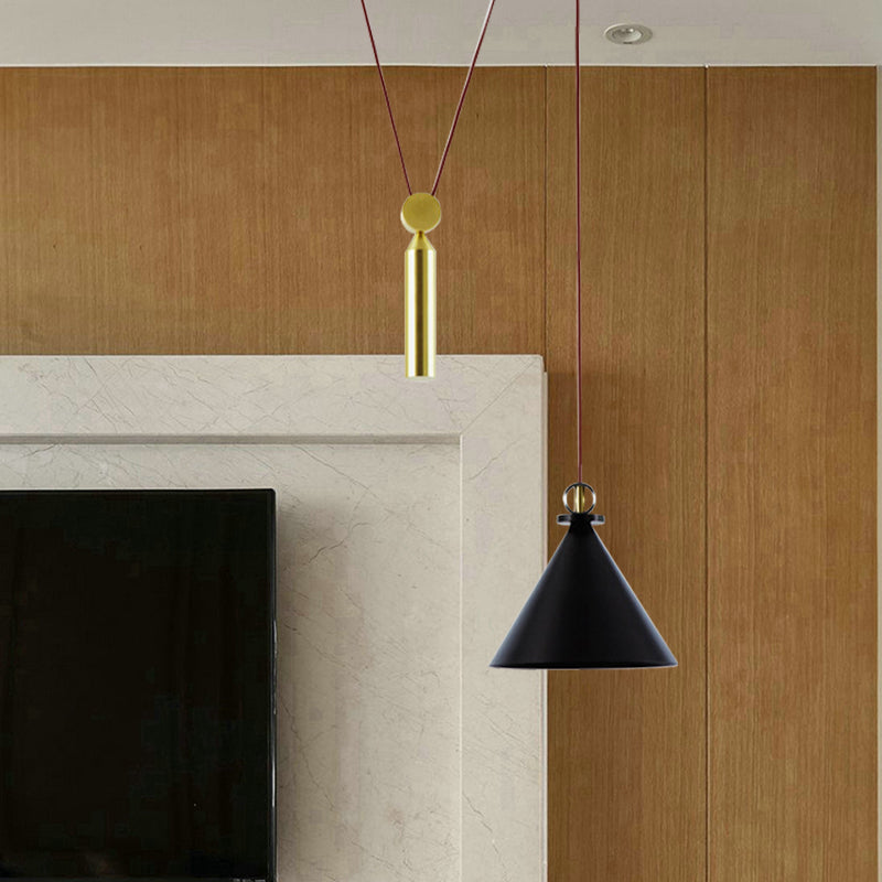 Hoogte Verstelbare Hanglamp met Katrol Eén Licht Moderne Hanglamp voor Keuken Gang