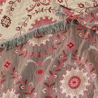 Retro Mandala Omkeerbare Deken