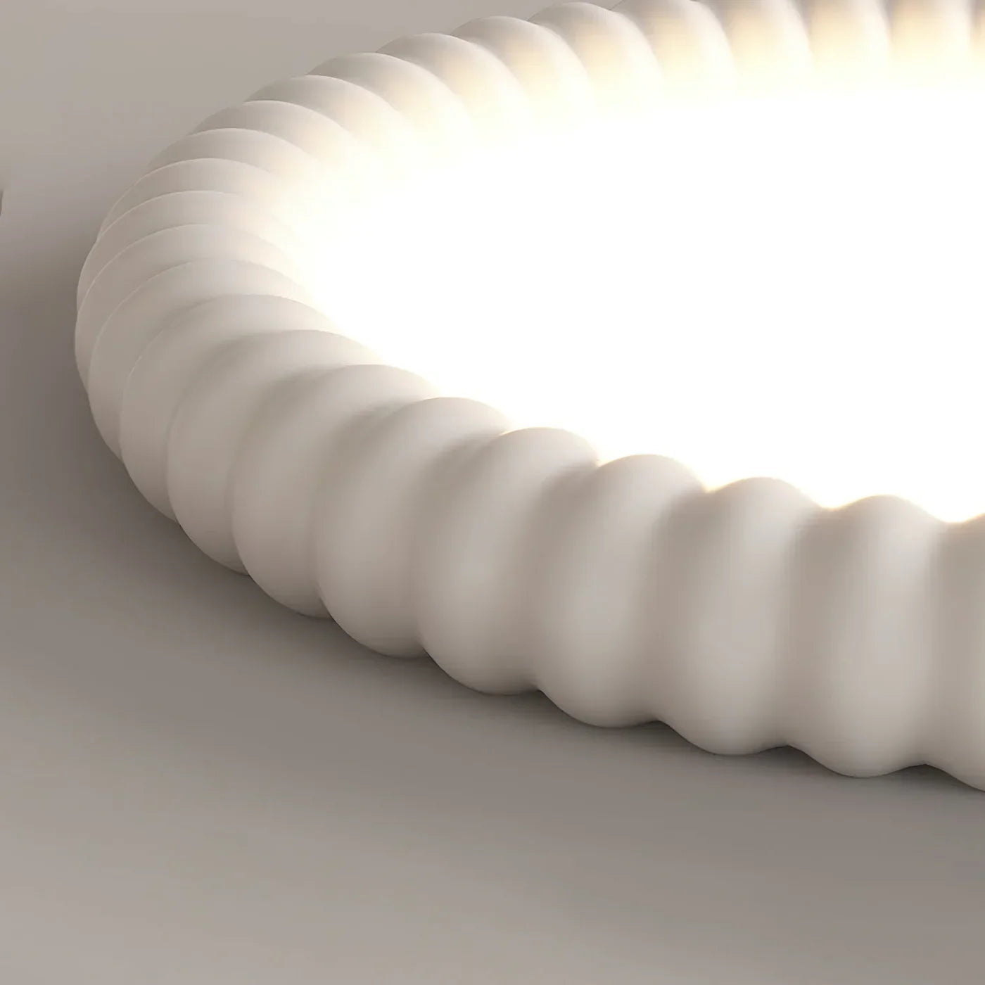 Moderne plafondlamp LED met decoratieve rand